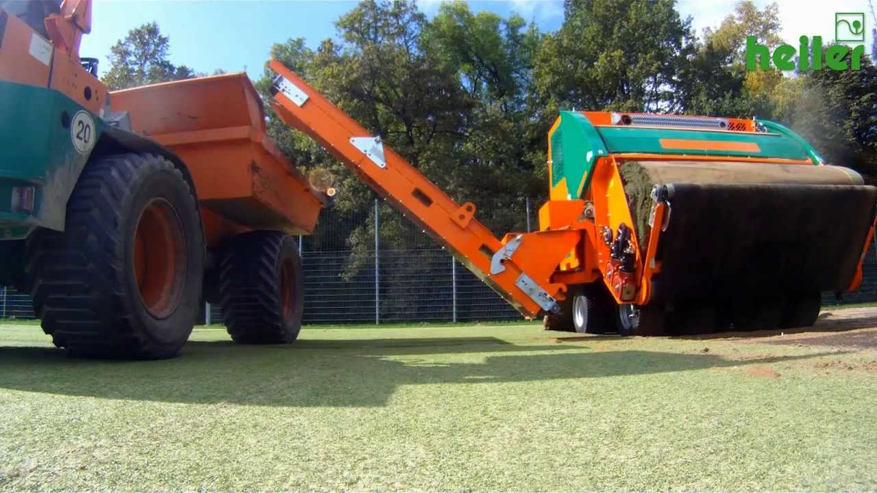 Kunstrasen-Recycling: Rückbau eines Kunstrasenplatzes durch heiler