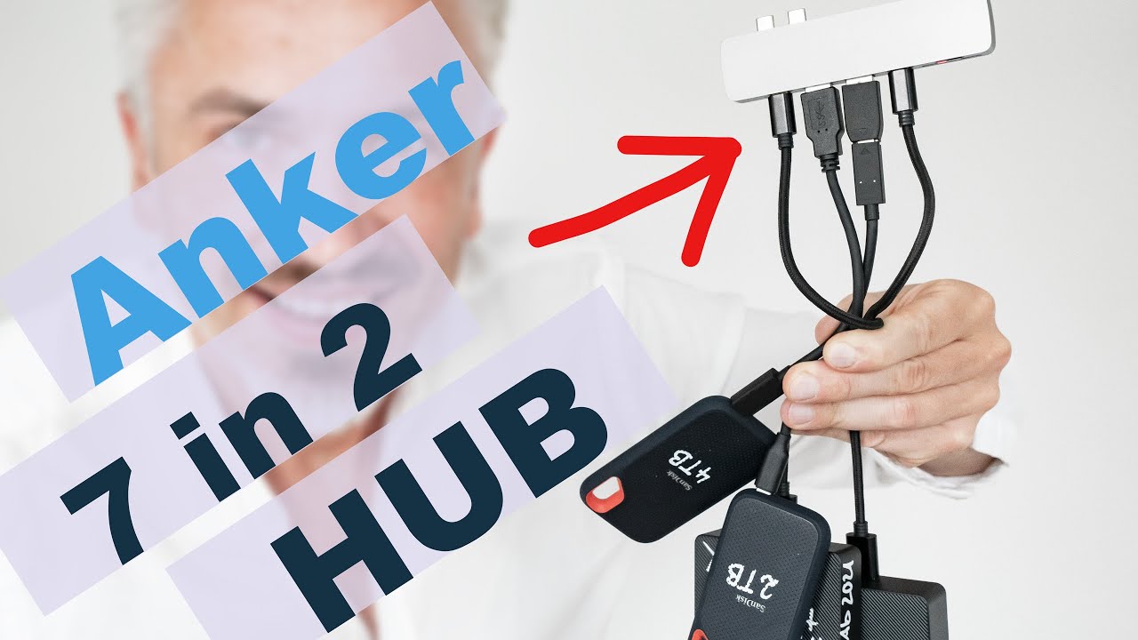 Bester Macbook Anker USB HUB 7 in 2  M1 Macbook  PRO M1 Macbook Air usb c hub
