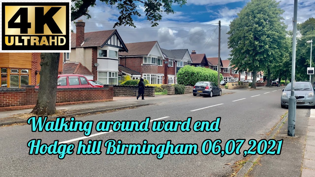Walking around ward end hodge hill Birmingham England UK 4K