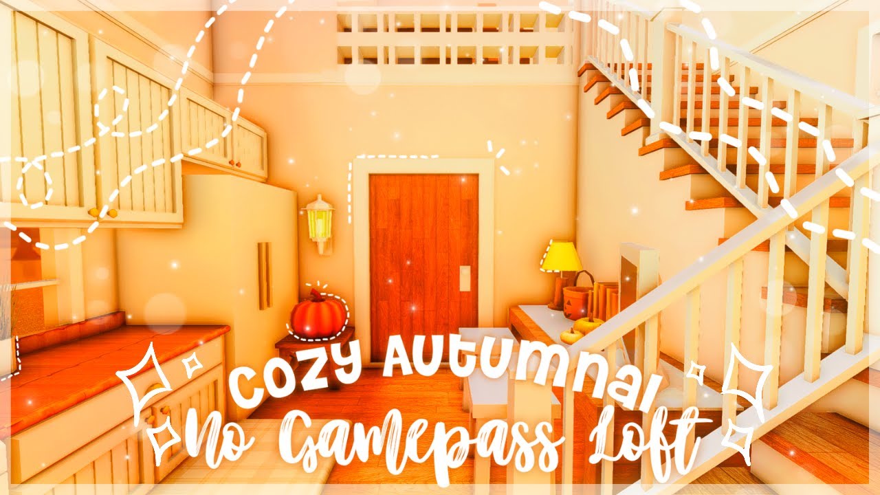 No Gamepass 16k Budget Cozy Autumnal Loft Speedbuild and Tour - iTapixca Builds