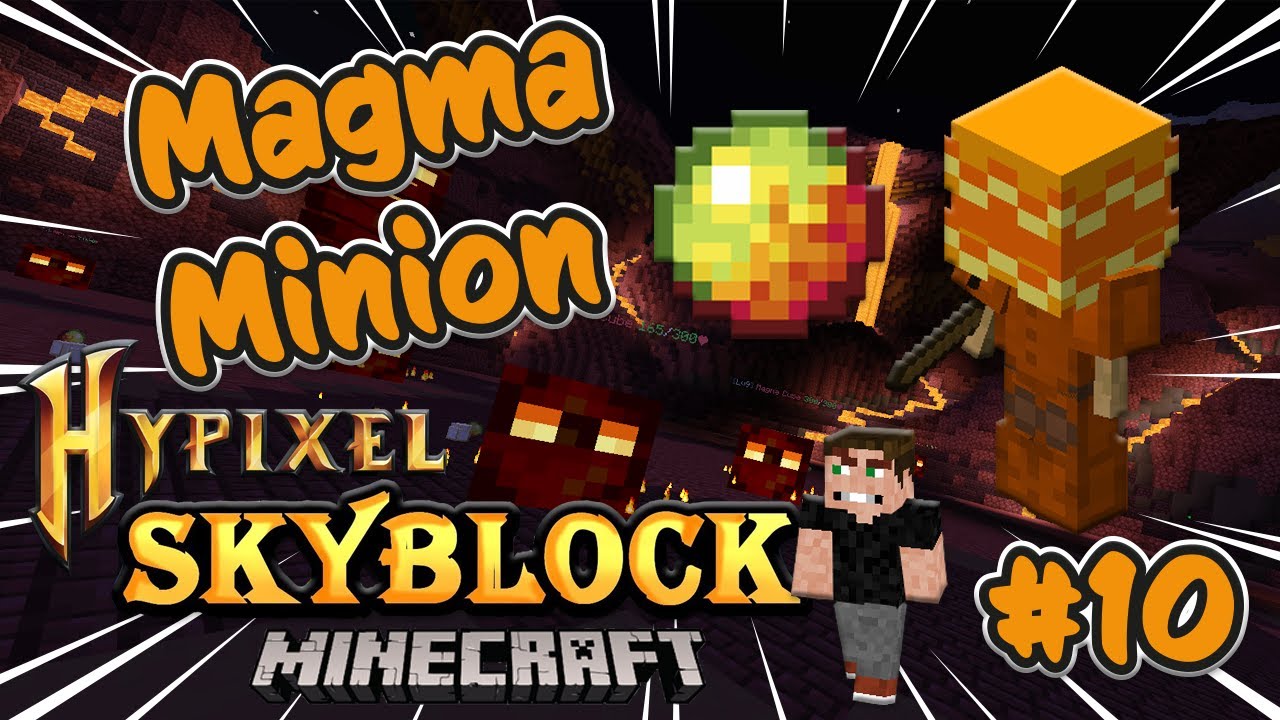 Skyblock p&aring; Hypixel #10 - Skaffar en MAGMA MINION *SNART HAR JAG EN MAGMA ARMOR*