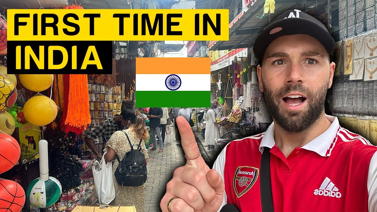 Our first time in INDIA! - Broadway Market in Kochi, Kerala 🇮🇳