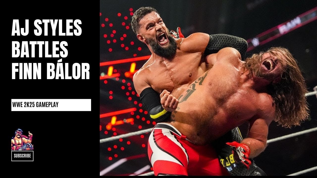 AJ Styles vs Finn Bálor - #1 Contender Match for Intercontinental Title | WWE 2K25 Gameplay