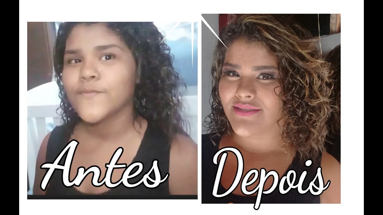 Transformei uma cacheada 😰 😍