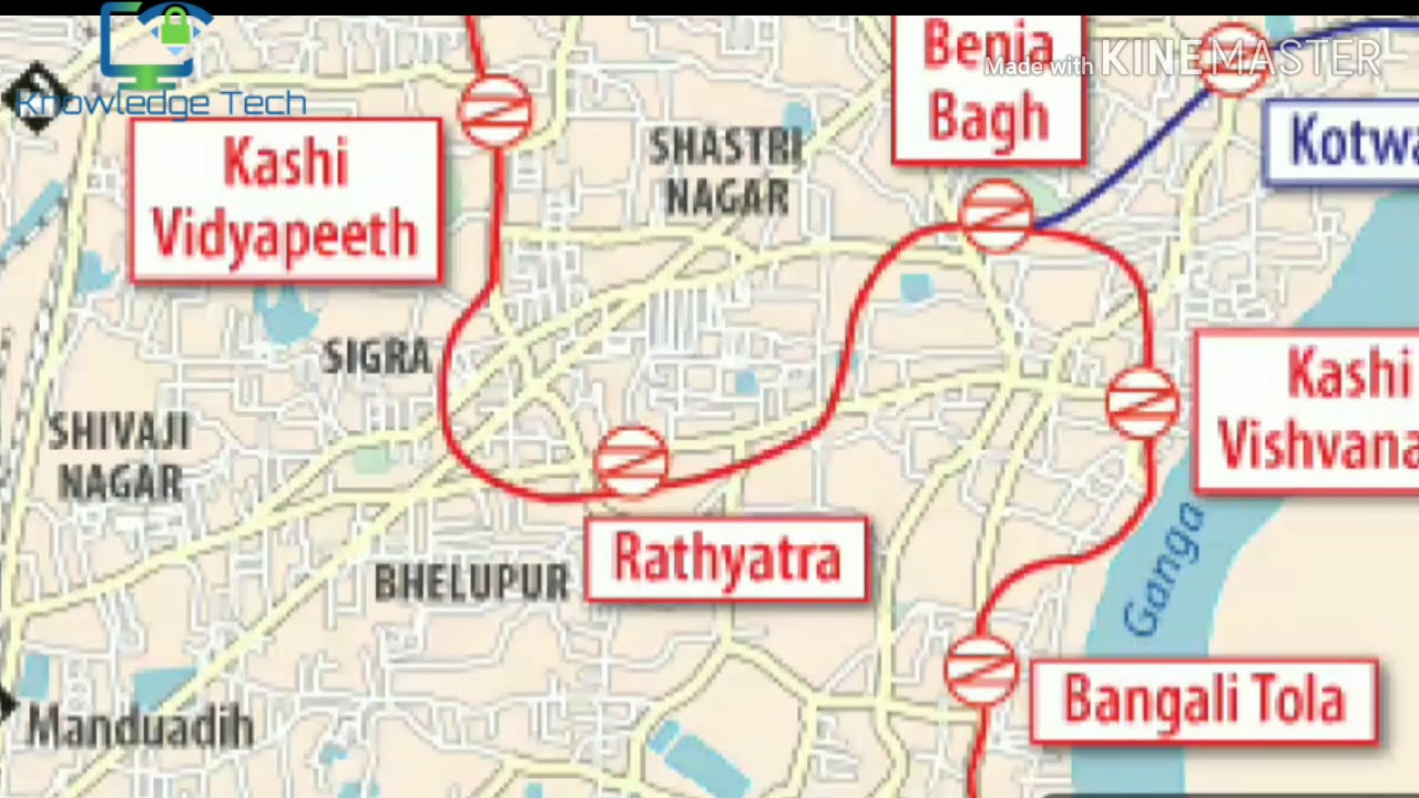 Varanasi Metro Map