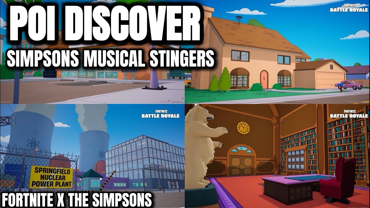 Fortnite | POI Discovery Music Simpsons [C6MS2]
