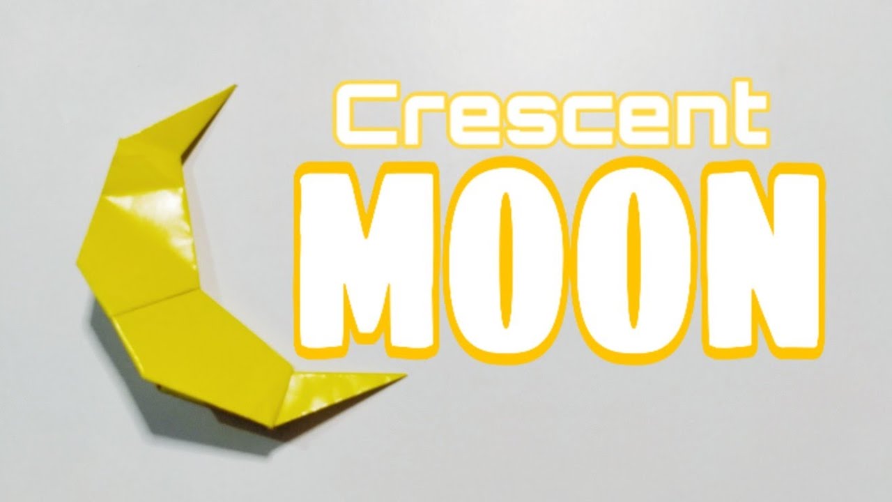 Easy Origami Moon - How to Make Origami Moon