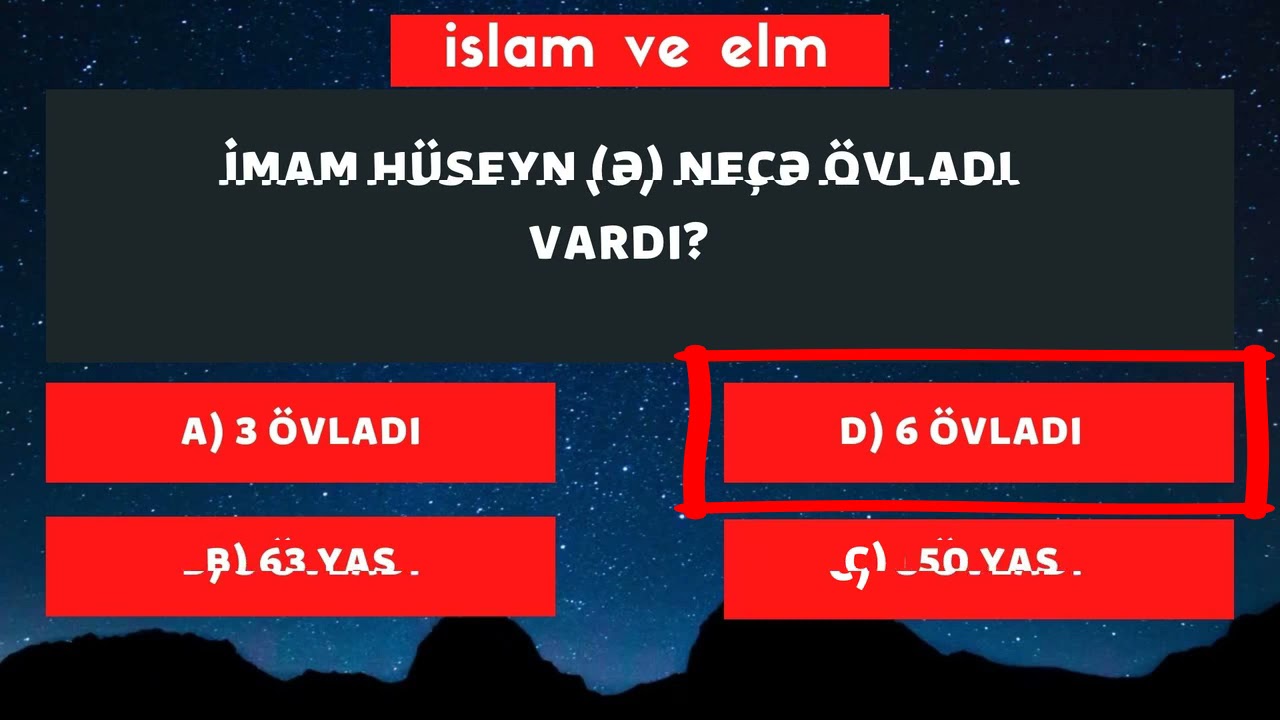 İmam H&uuml;seyn (ə) Haqqında Sual - Cavab, BİZ ƏHLİ-BEYTİ NƏ QƏDƏR YAXŞI TANIYIRIQ ?