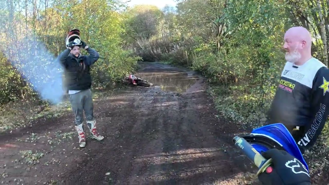 Day at Broxburn Bing  CRF CAUGHT FIRE