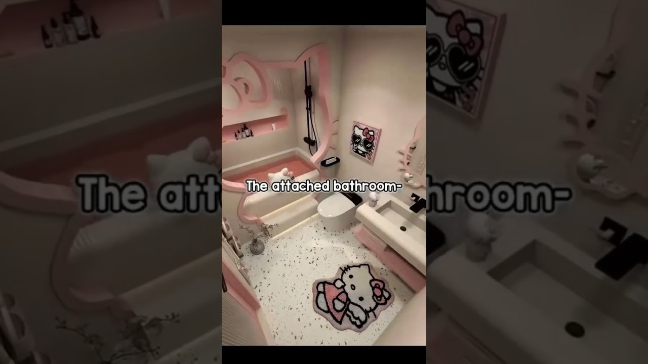 will you stay at my hello kitty hotel?? 🌸&hearts;️ #blackpink