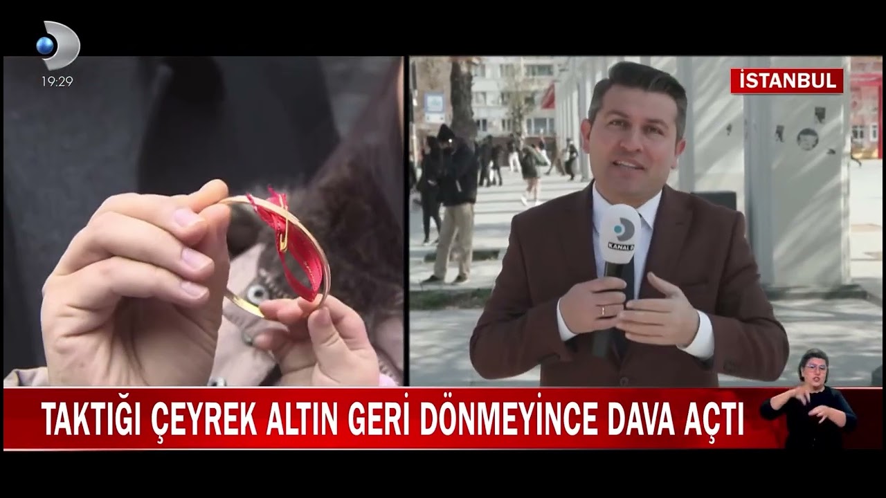 Taktığı çeyrek gelmeyince dava açtı