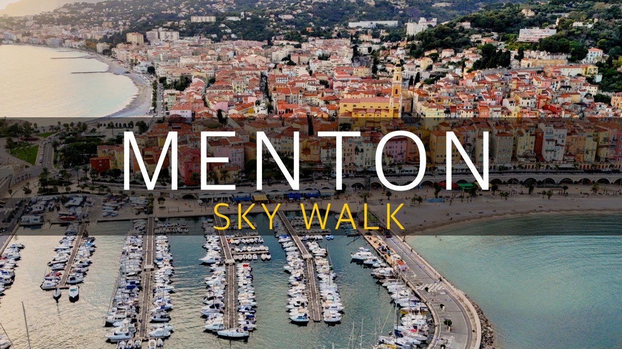 Menton, France 🇫🇷 | Stunning Drone Views of the French Riviera