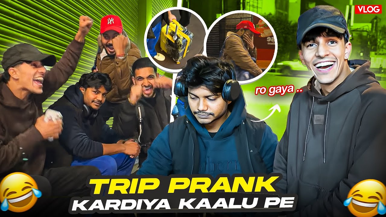 TRIP PRANK KARDIYA KAALU PE 💀🤣