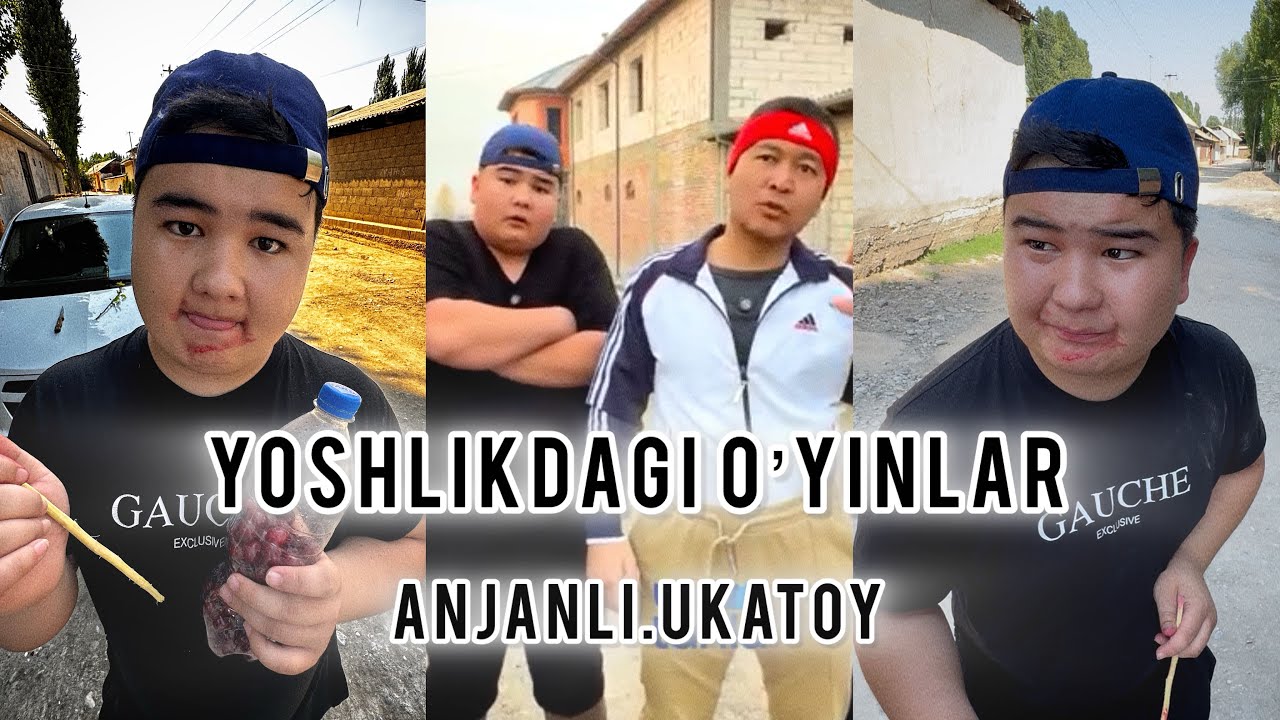 Yoshlikdagi O’yinlar🥹 1-2-3-4 qismlar///Анжанли Укатой Vine To’plamlari