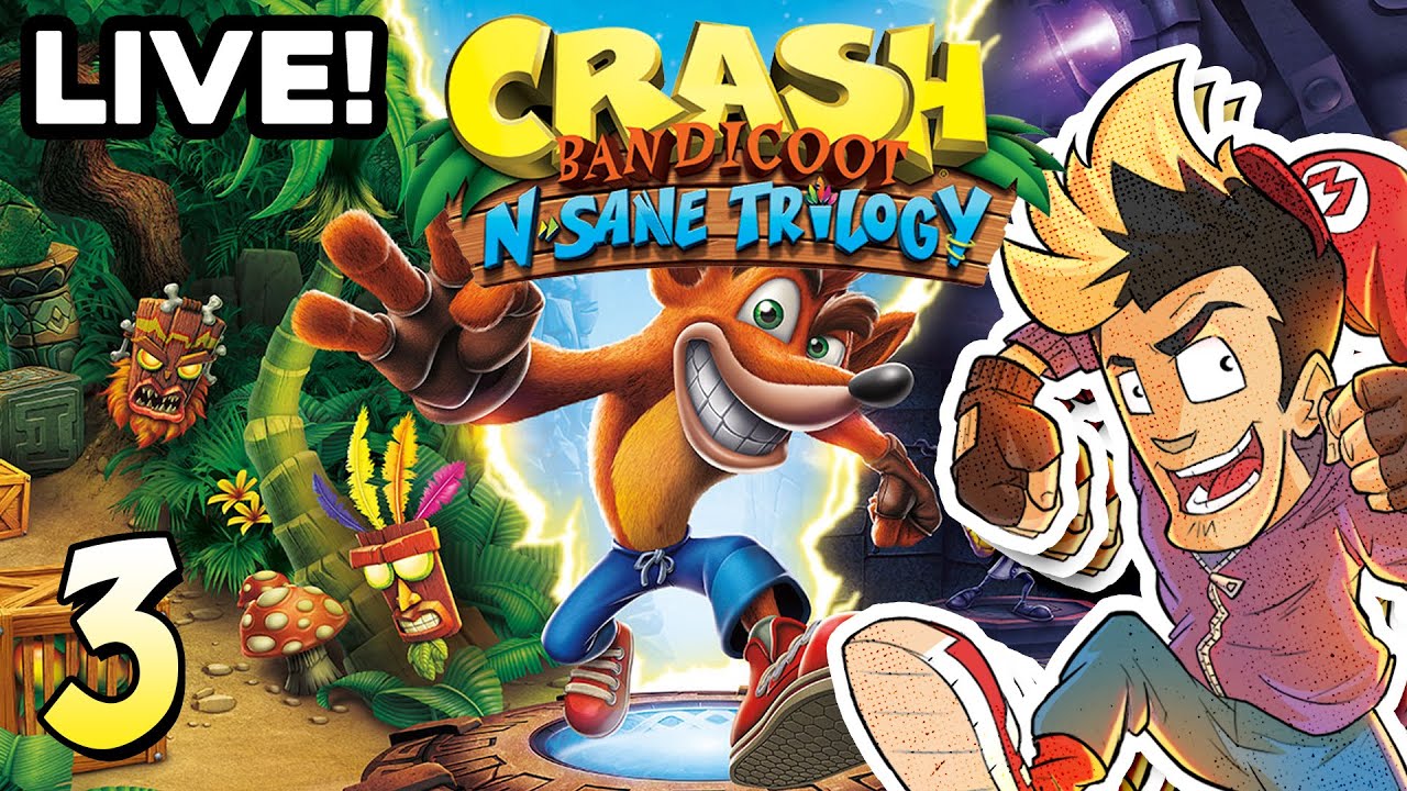 CRASH BANDICOOT N.SANE TRILOGY - 100% Platinum Run - Terza Isola - N.3