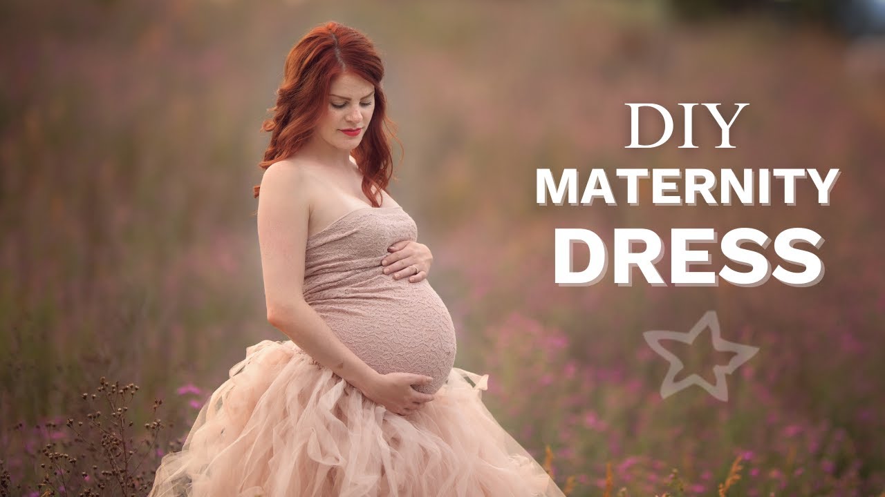 DIY Maternity Tulle Skirt + Lace Dress