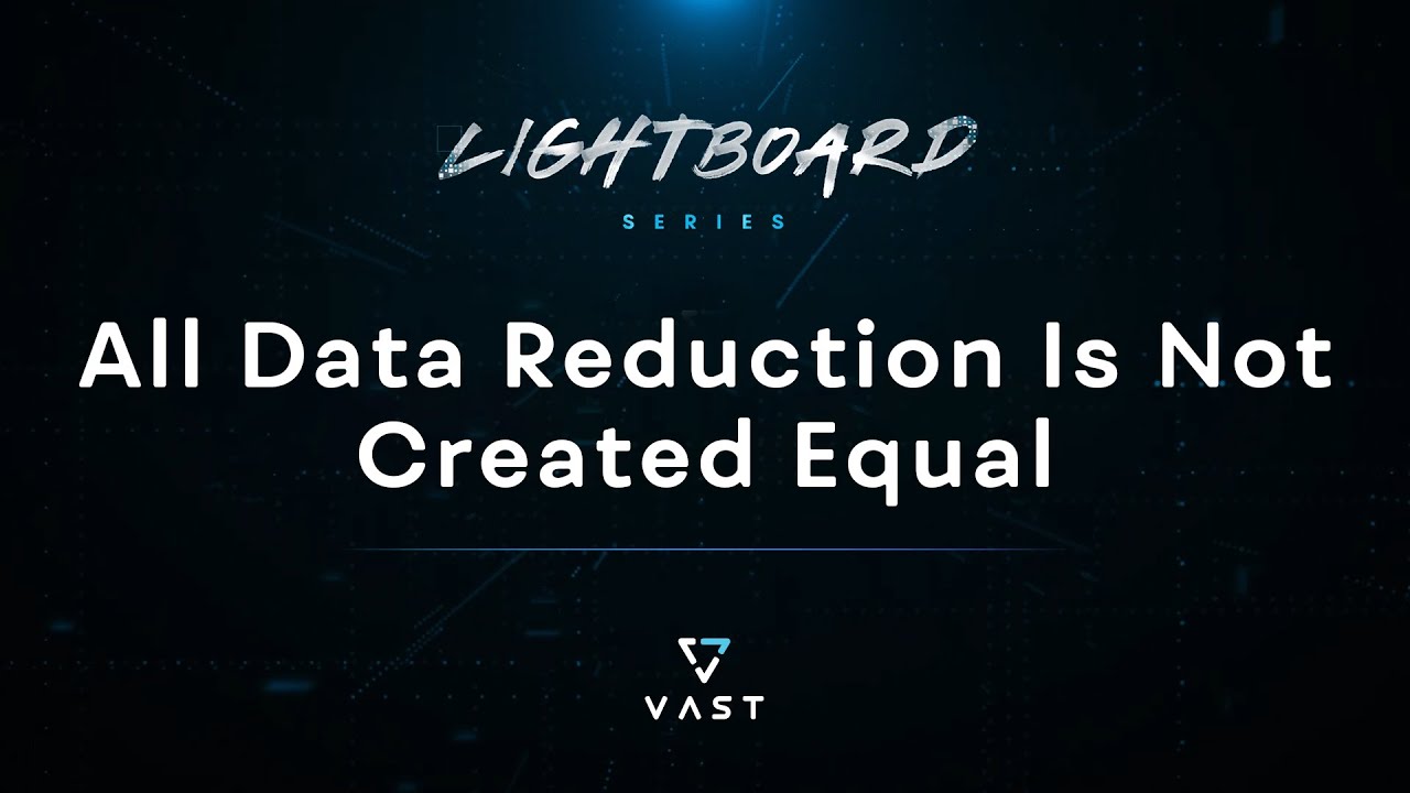 All Data Reduction Is Not Created Equal