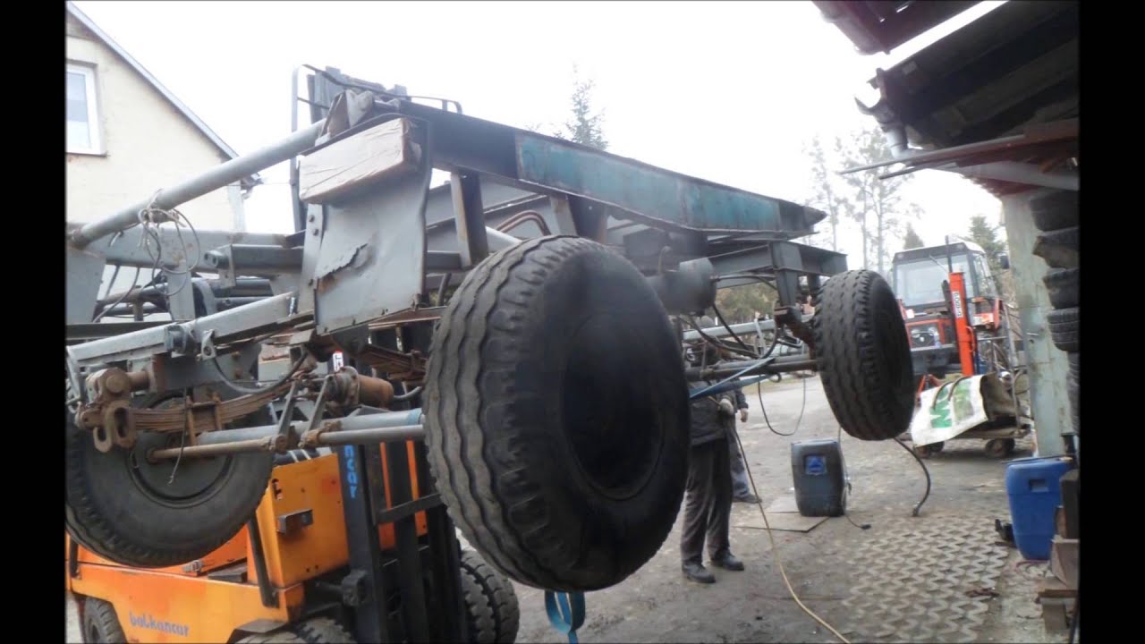 Remont,naprawa i malowanie przyczepy Autosan D-47