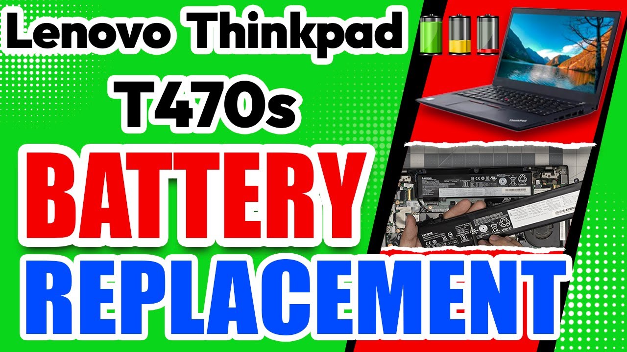 Как заменить батарею на ноутбуке Lenovo ThinkPad T470s (внутренняя батарея)