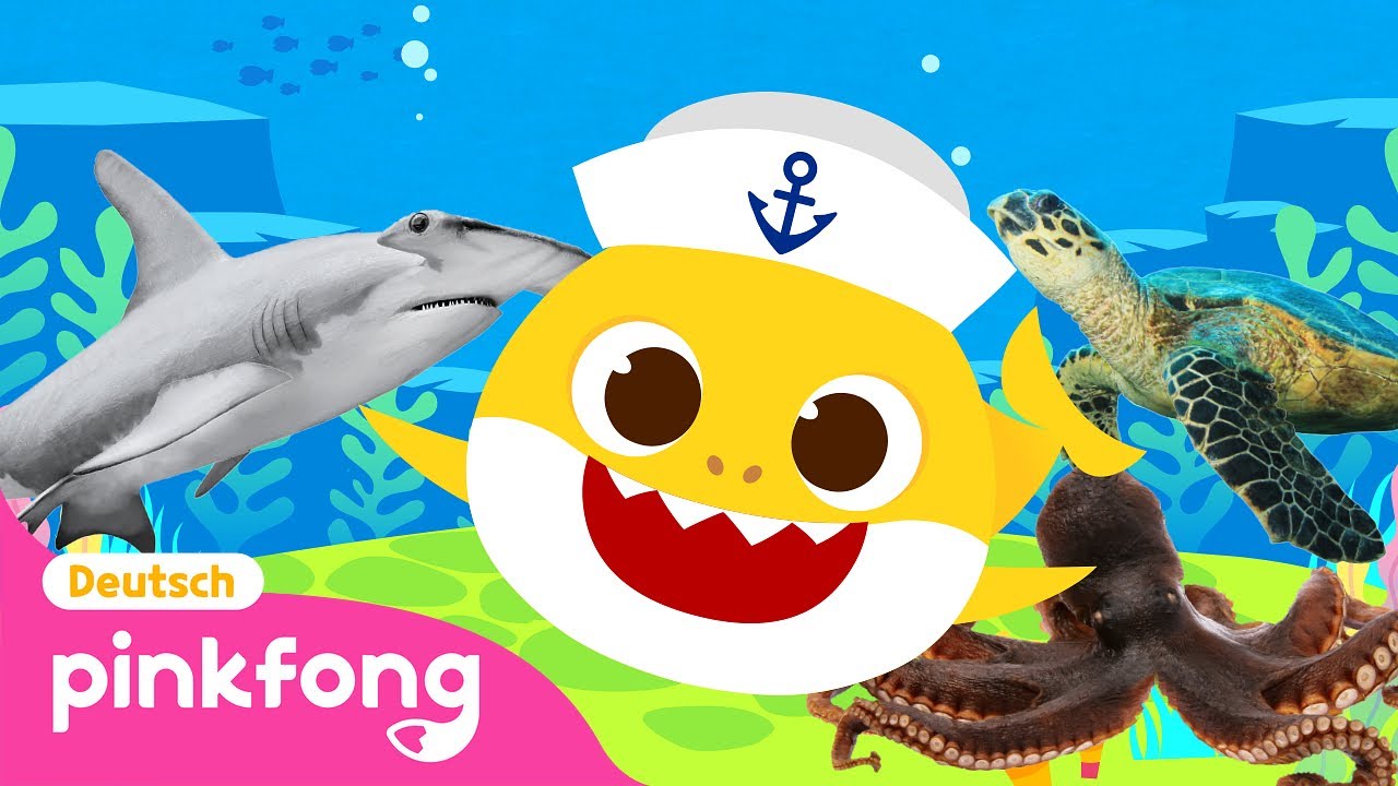 Ganze Folge von Pinkfong Meerestiere-Lieder🦈 | Baby Shark Deutsch | Pinkfong, Baby Hai! Kinderlieder
