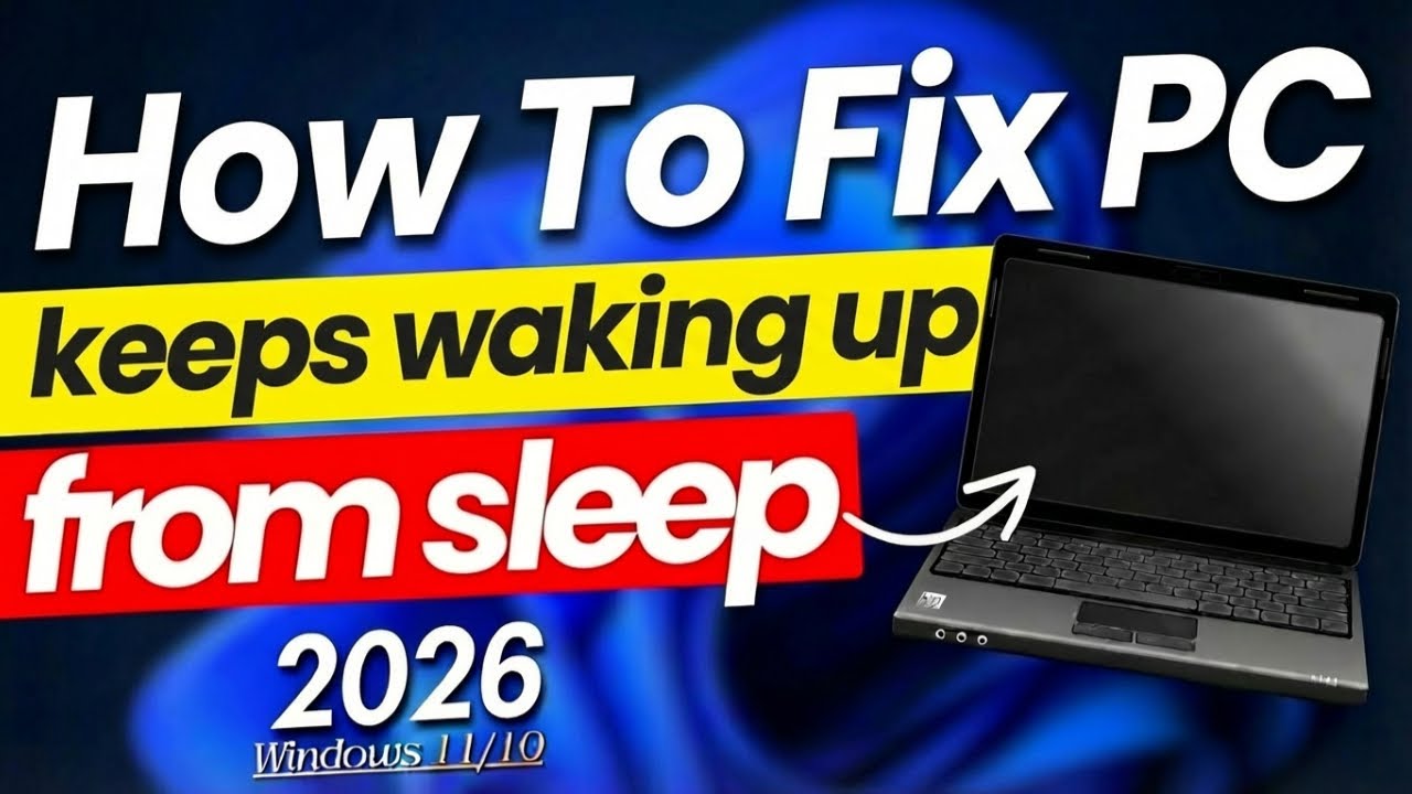 How To Fix PC Waking Up From Sleep