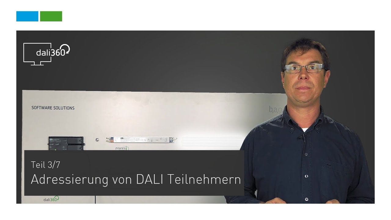 dali360 Software von BAG electronics GmbH - Adressierung von DALI Teilnehmern (Teil 3/7)