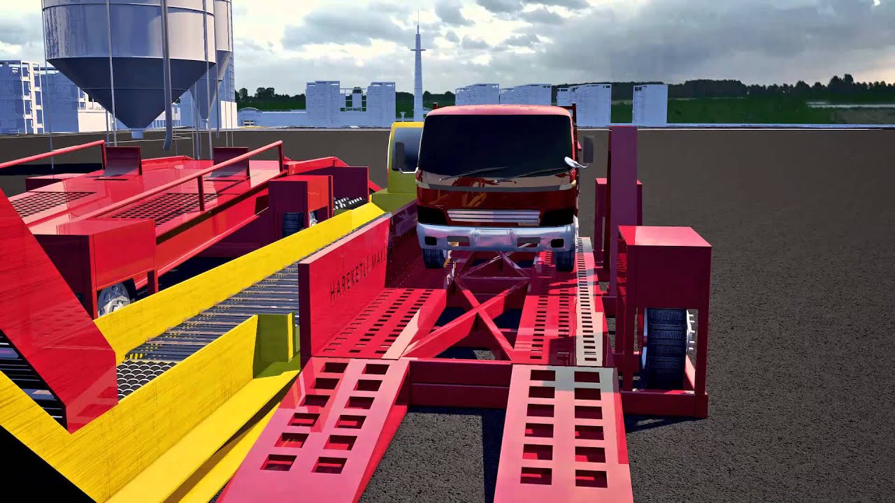 BEET UNLOADING CLEANING STOWING MACHINE