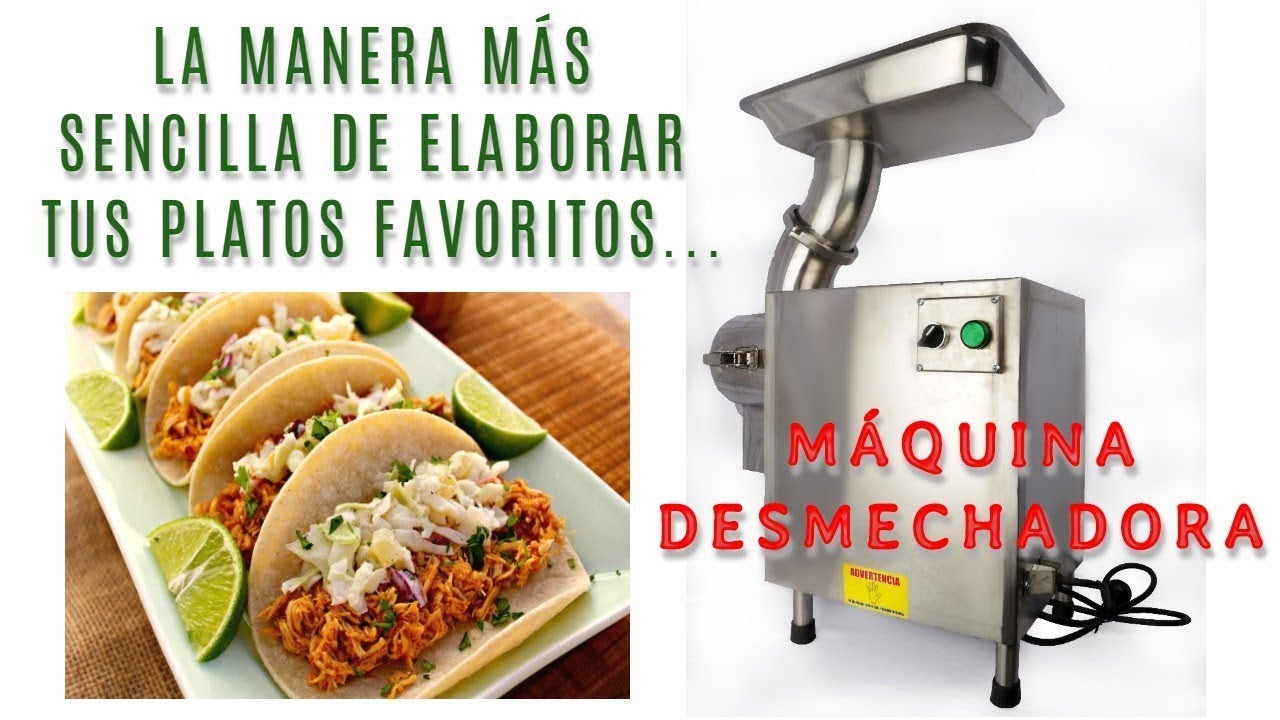 Desmechadora de Pollo y Carne Nuevo Modelo Mini Industrial