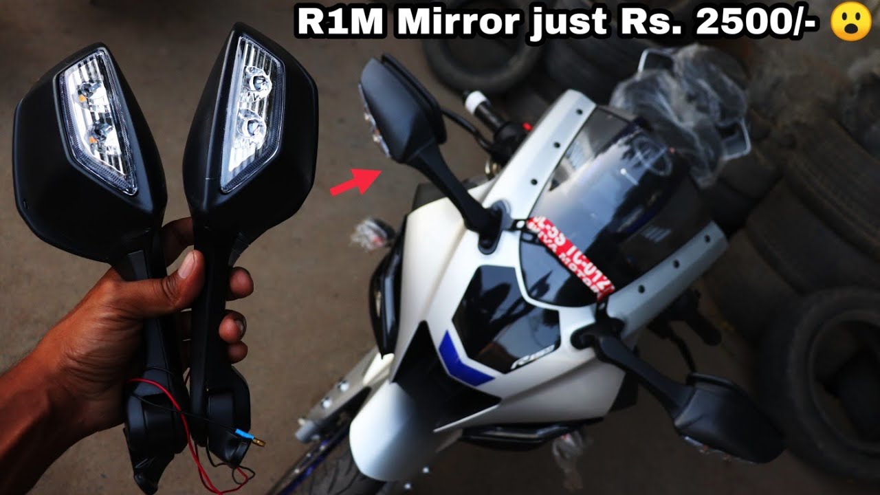 R1 Mirror For My R15M 😍 | R15M Modification | Techno khan