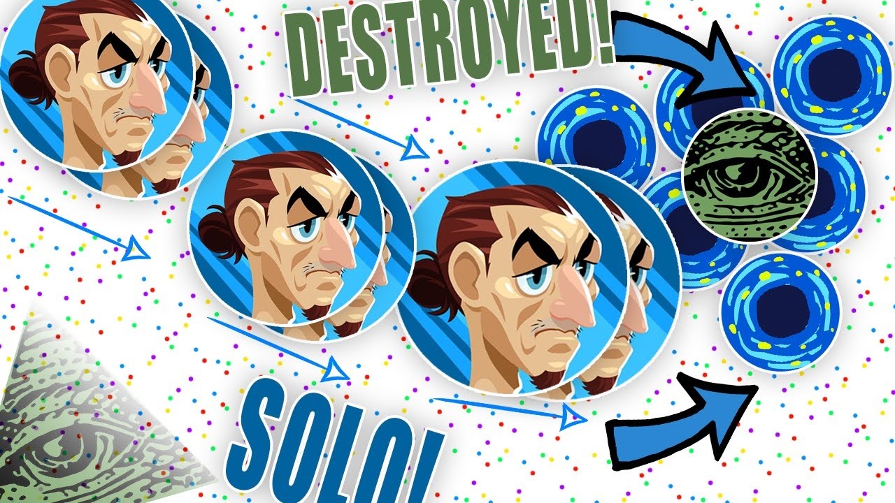 DESTROYING TEAMS AND LEGENDARY SOLO PLAYS/AGAR.IO