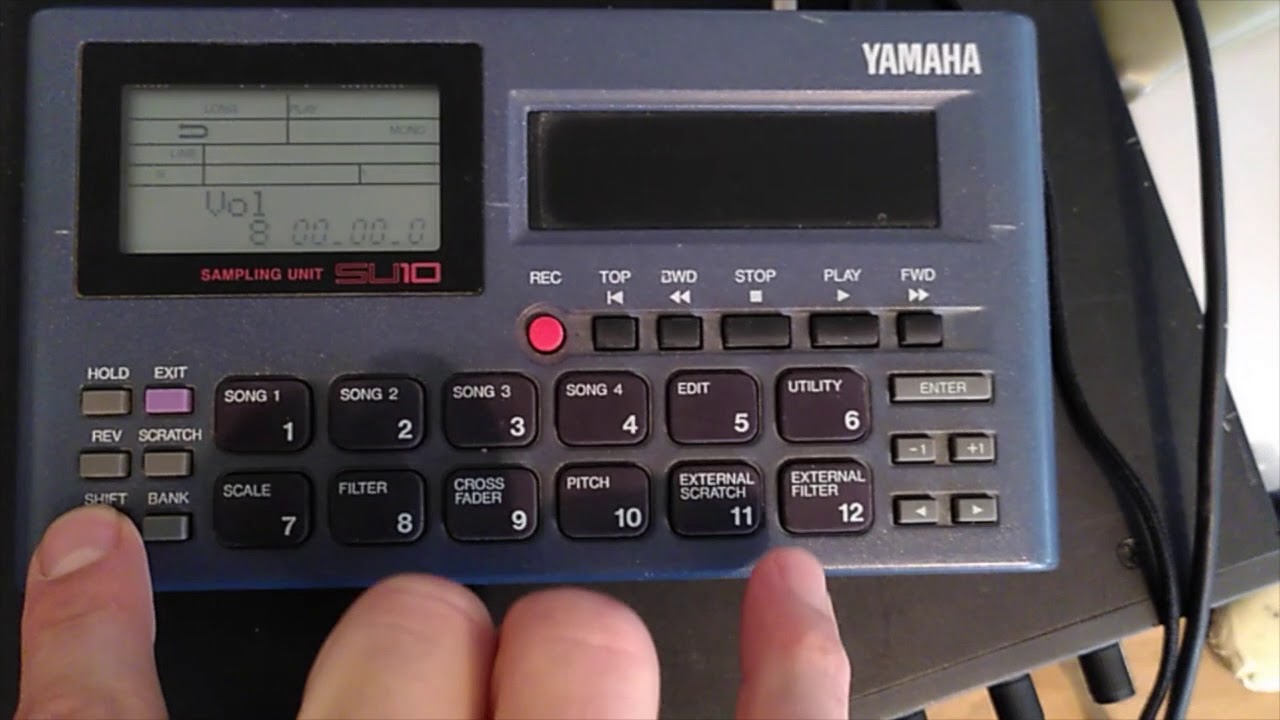 Sampler Yamaha SU 10 prise en main, tutoriel de base pour débuter.