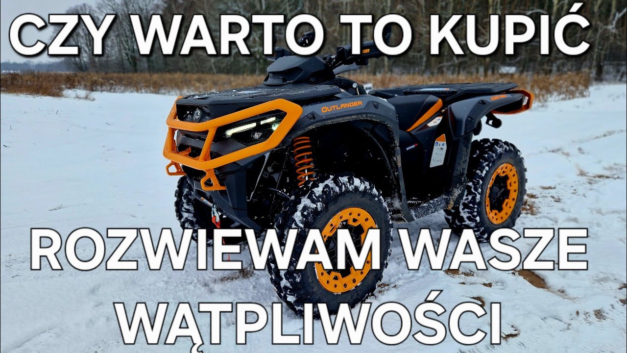 CZY TO NAJLEPSZY QUAD NA RYNKU? CAN AM G3 XTP 1000 R SMART SHOX MOJA OPINIA . 