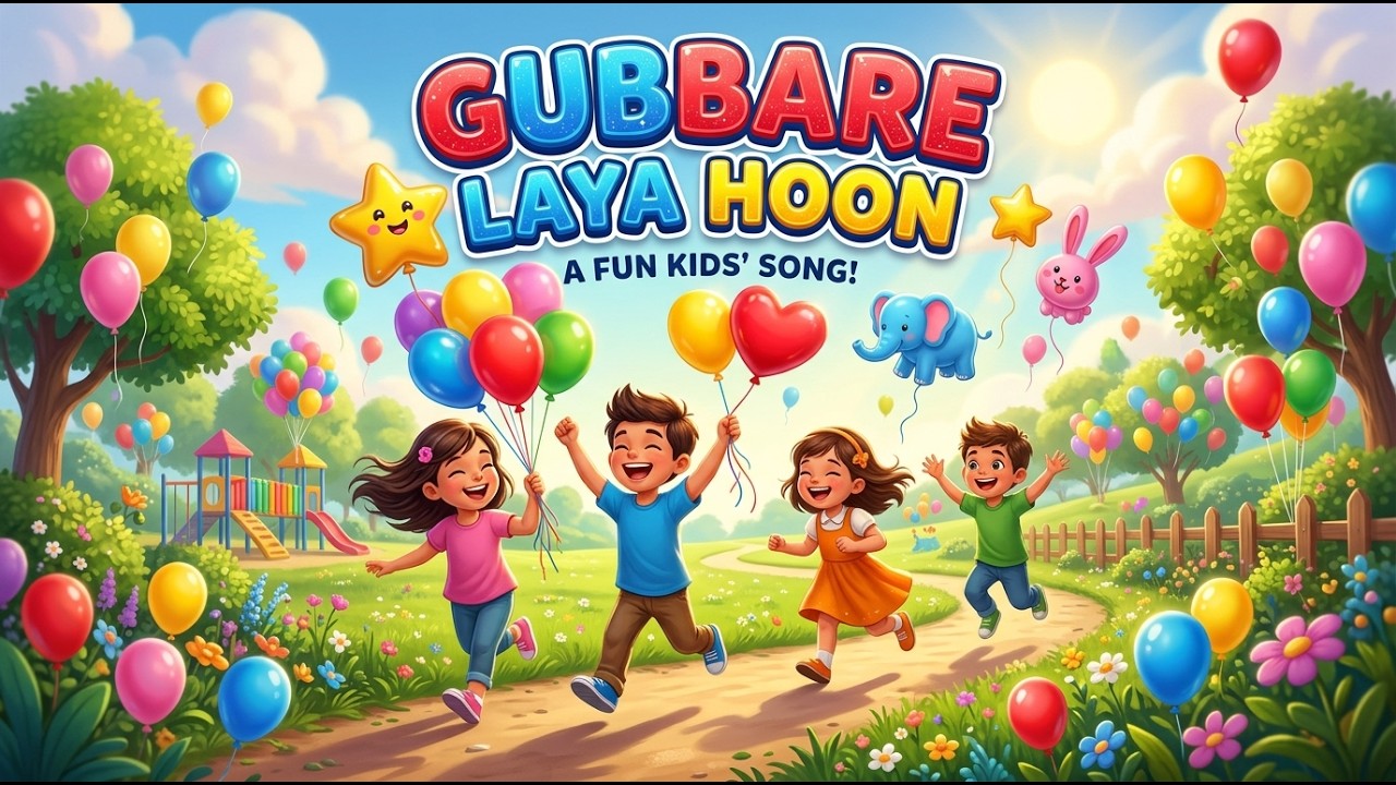 Gubbare Laya Hoon | Hindi Baby Poem - Rhymes for Kids and Toddlers | Hindi Balgeet