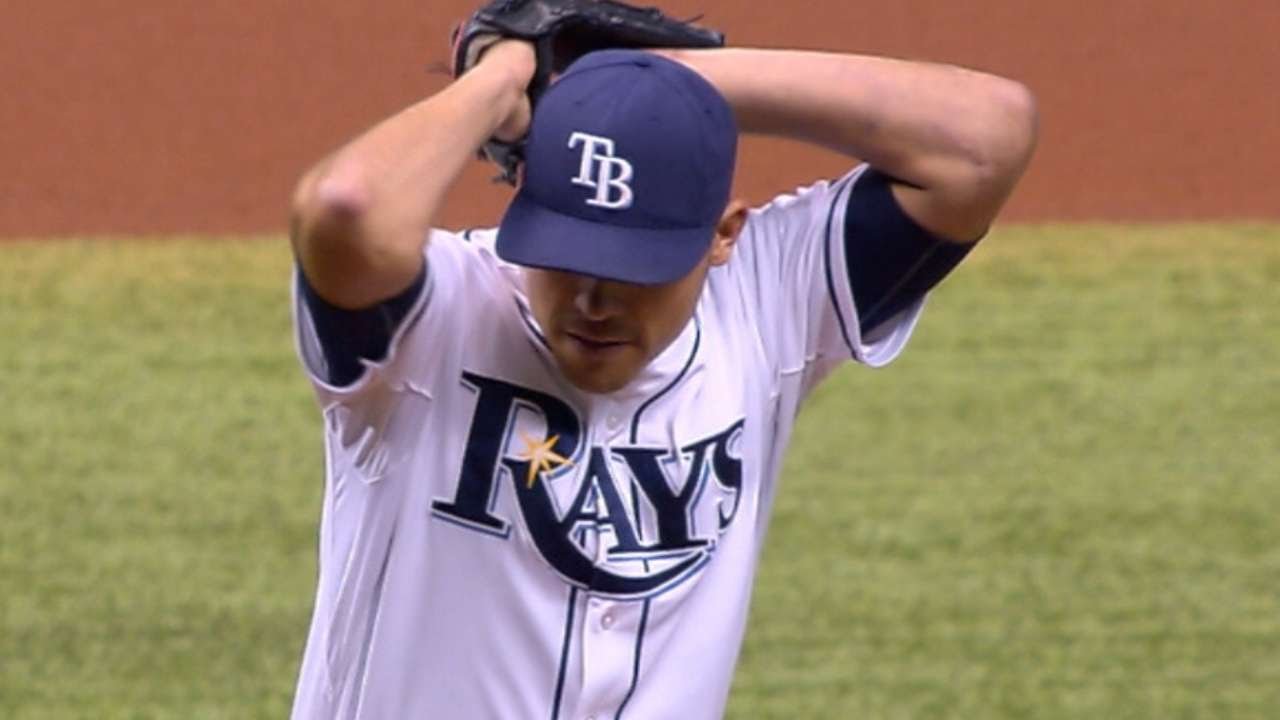BAL@TB: Moore fans nine over seven scoreless innings