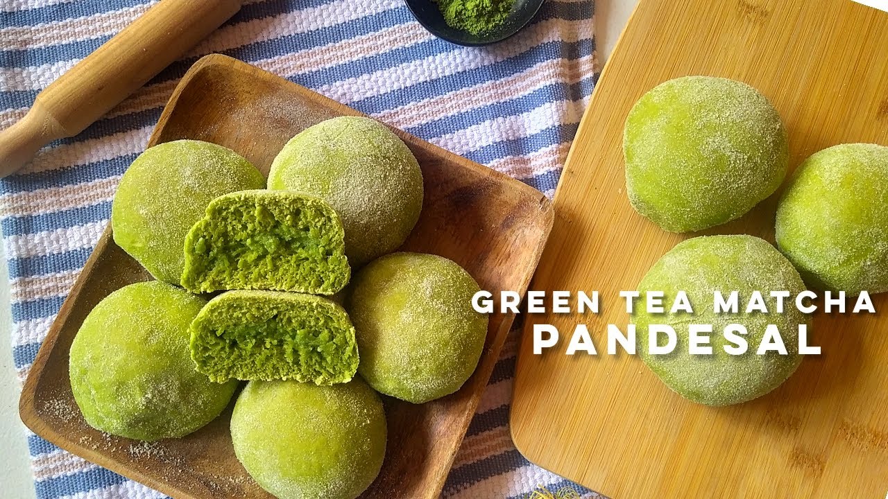 Matcha Pandesal with Matcha Cream Cheese | Soft & Chewy Bread | Trending Filipino Flavored Pandesal