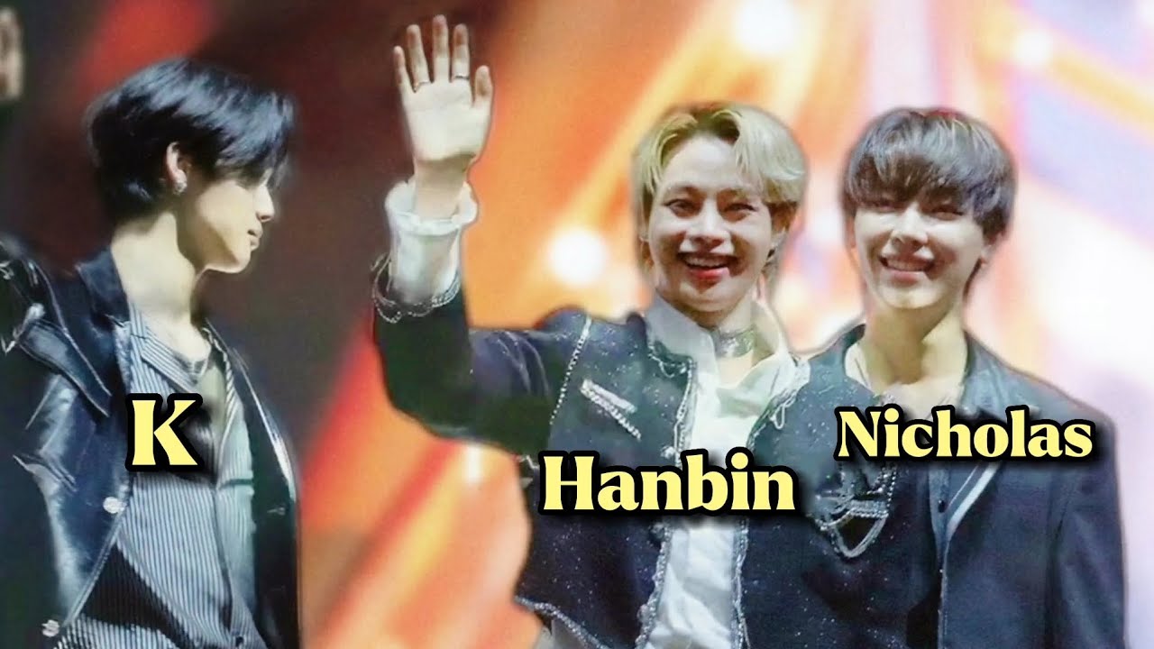 Nicholas & K reunited with Hanbin first time in public