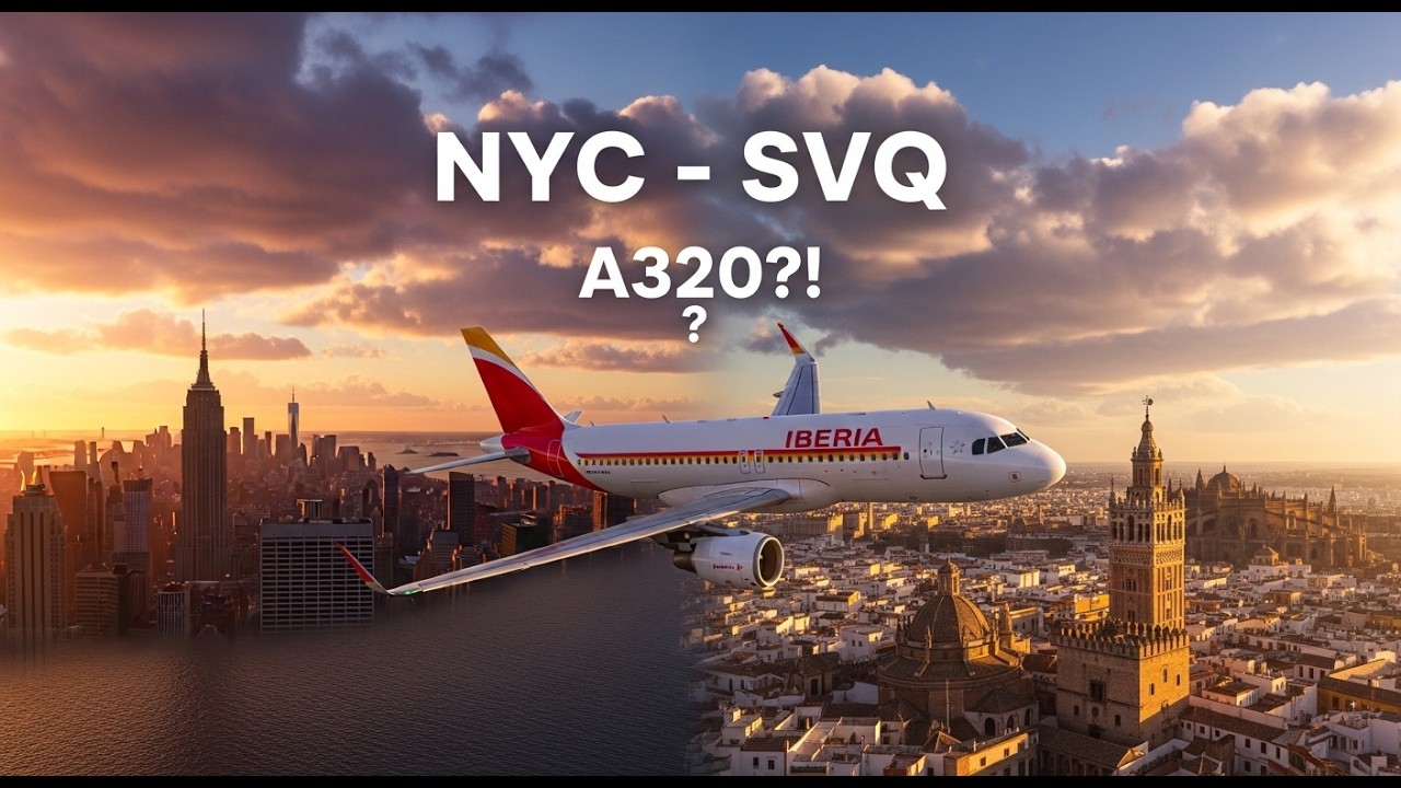 NYC → Seville | Iberia A320 | Microsoft Flight Simulator