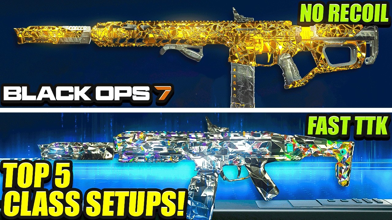 BLACK OPS 7: NEW TOP 5 FASTEST TTK META LOADOUTS After UPDATE! (BO7 Best Class Setups) BO7 Best Guns
