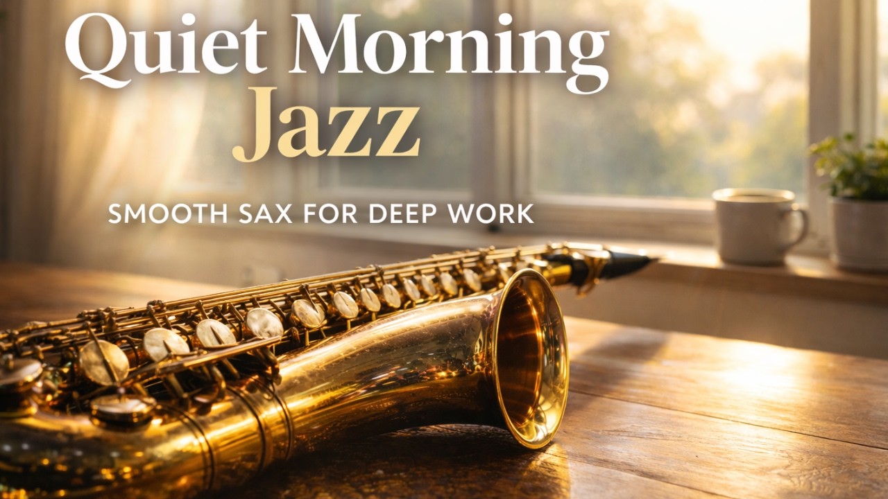 Quiet Morning Jazz – Smooth Sax for Deep Work