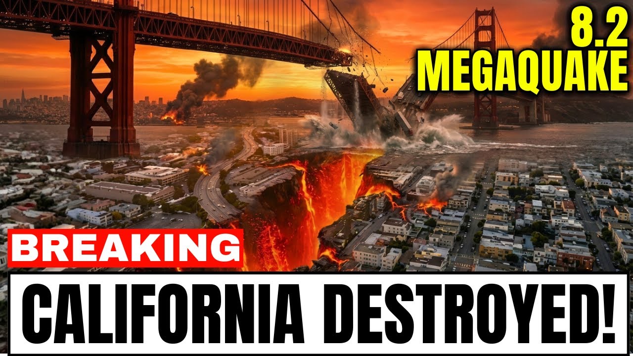 California SHATTERED by MONSTER Quake &mdash; 8.2 Magnitude PULVERIZES Bay Area in Minutes!