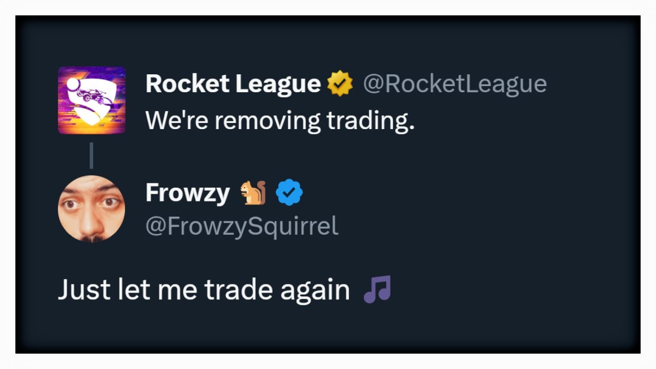 Let Me Trade Again (A Rocket League Song)