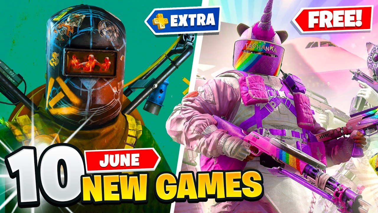 10 New Games June (3 FREE GAMES)