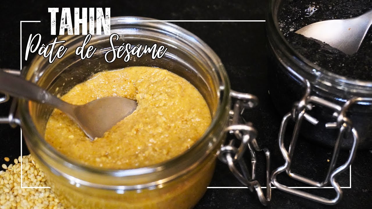 TAHIN, recette facile et rapide de la pâte de sésame faite maison | À La Maison Avec Leslie