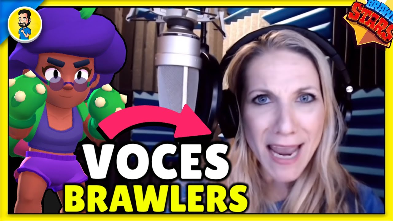 ESTOS SON los ACTORES de VOZ de los BRAWLERS de BRAWL STARS #2 (Fang, Piper, Rosa, etc)