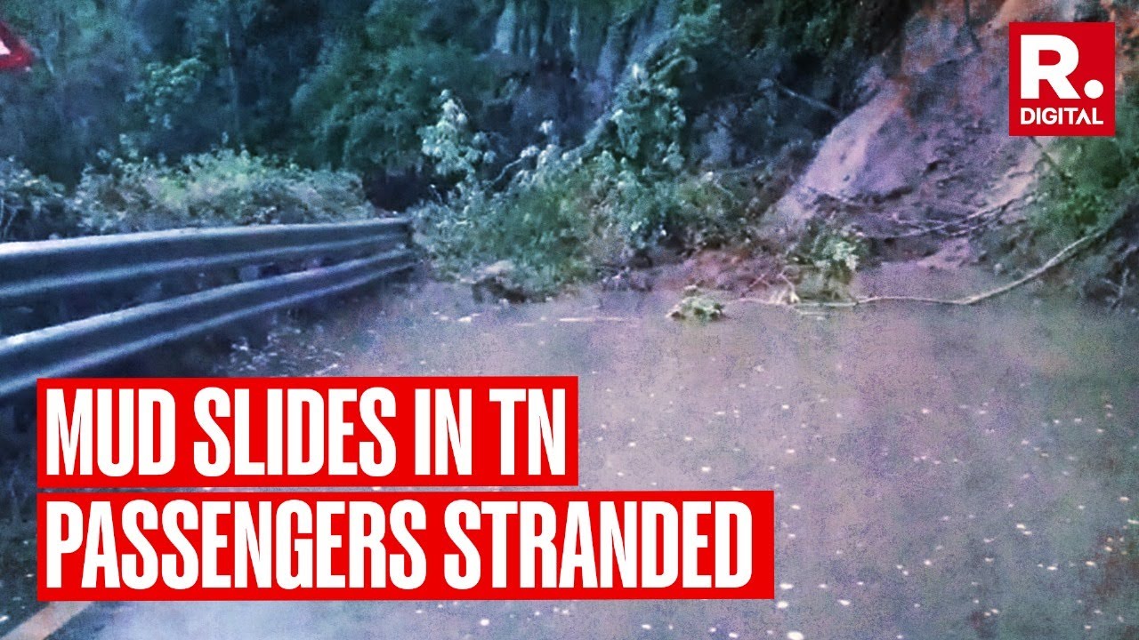 Tamil Nadu Rains: Mud slides block roads near Munnar, passengers left stranded | Watch