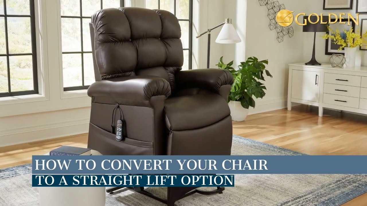 Golden Technologies: How To Convert Your Chair To A Straight Lift Option