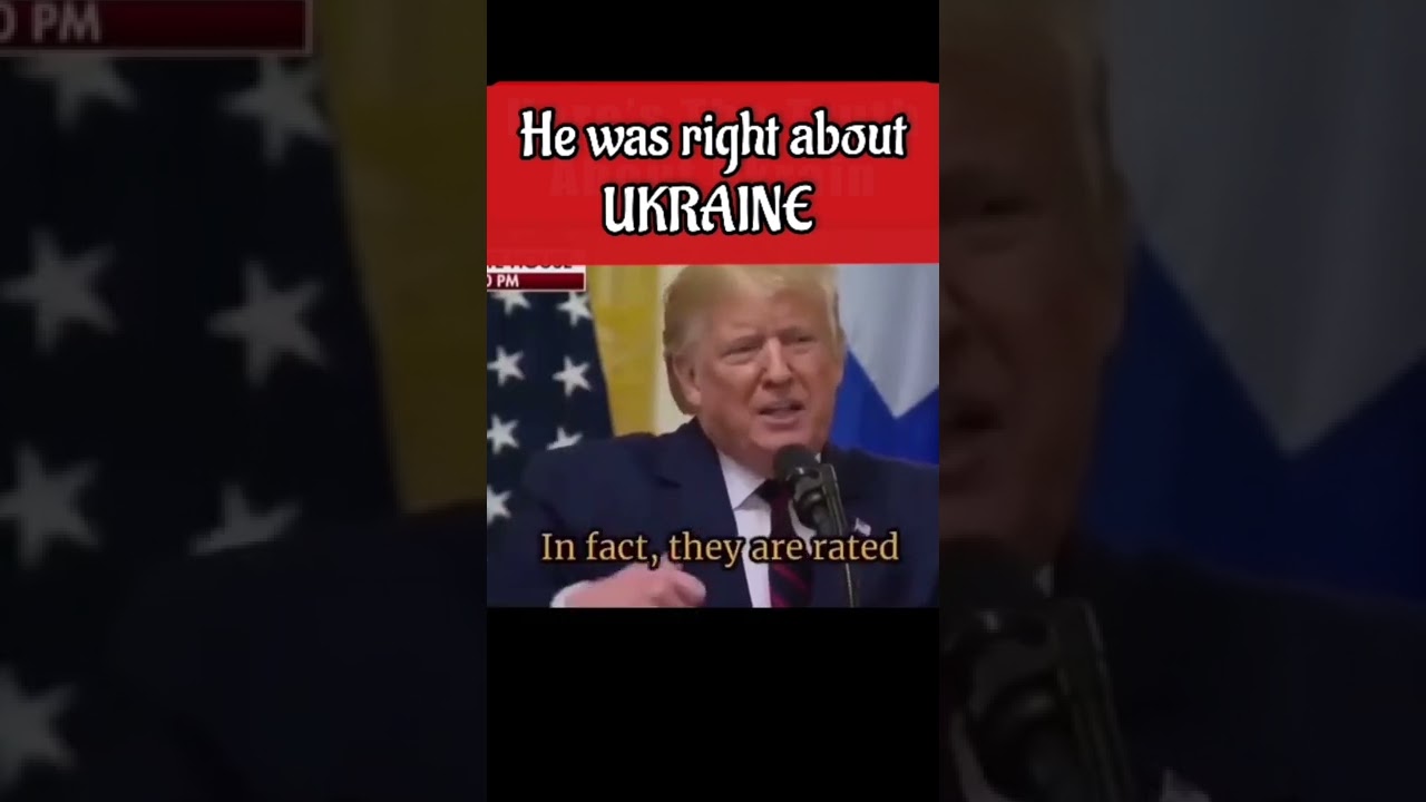 The Don was right again. Part 1. The Ukraine. #truthtv #promisesmadepromiseskept