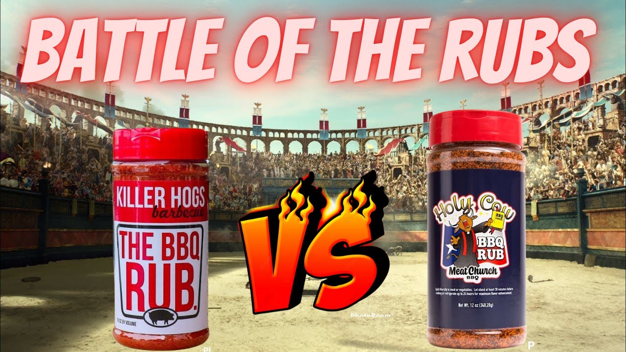 Killer Hogs the bbq rub vs Holy Cow bbq rub - smoke ribs on pellet grill