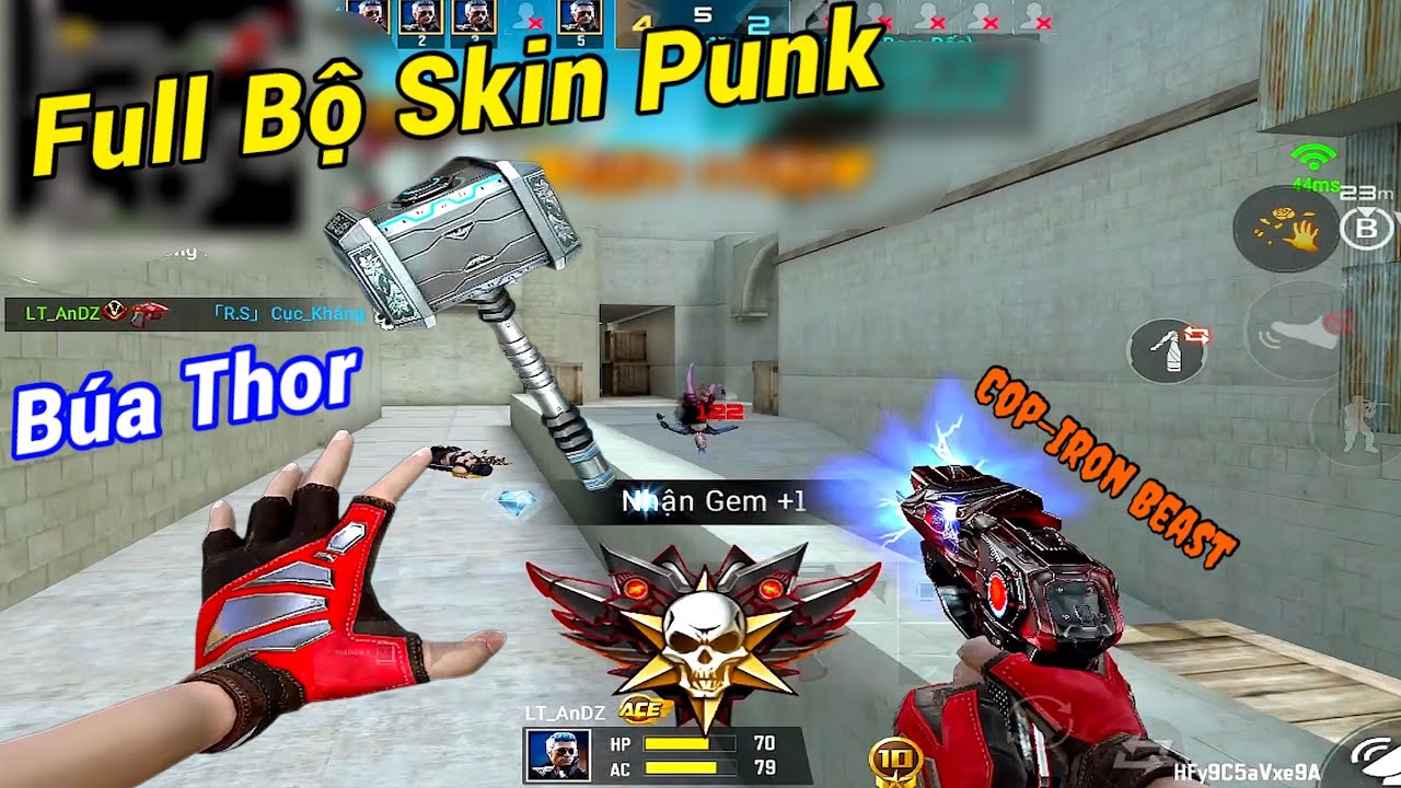 CF LEGENDS | Review Full SET Skin Punk COP VIP Sắp Ra Mắt - Nắm Địch Như Cuốn Sách 😍