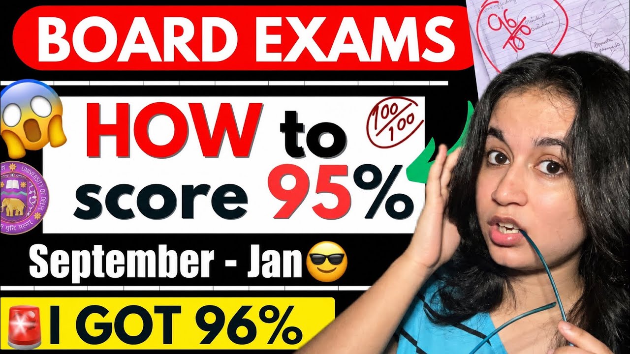 🔥I scored 96% in Boards || Half Yearly Topper&rsquo;s Strategy ( Imp Topics + Time table) 
